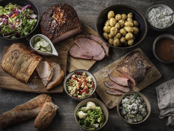 Delikatessens fest menu