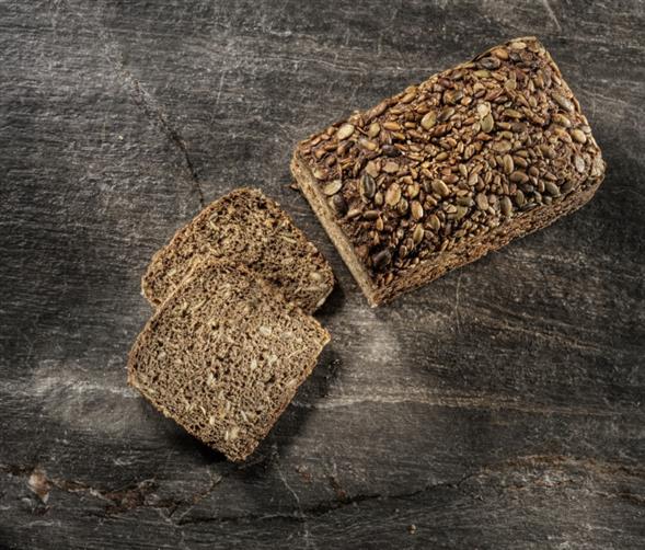 Græskarkerne rugbrød m/kvældemel